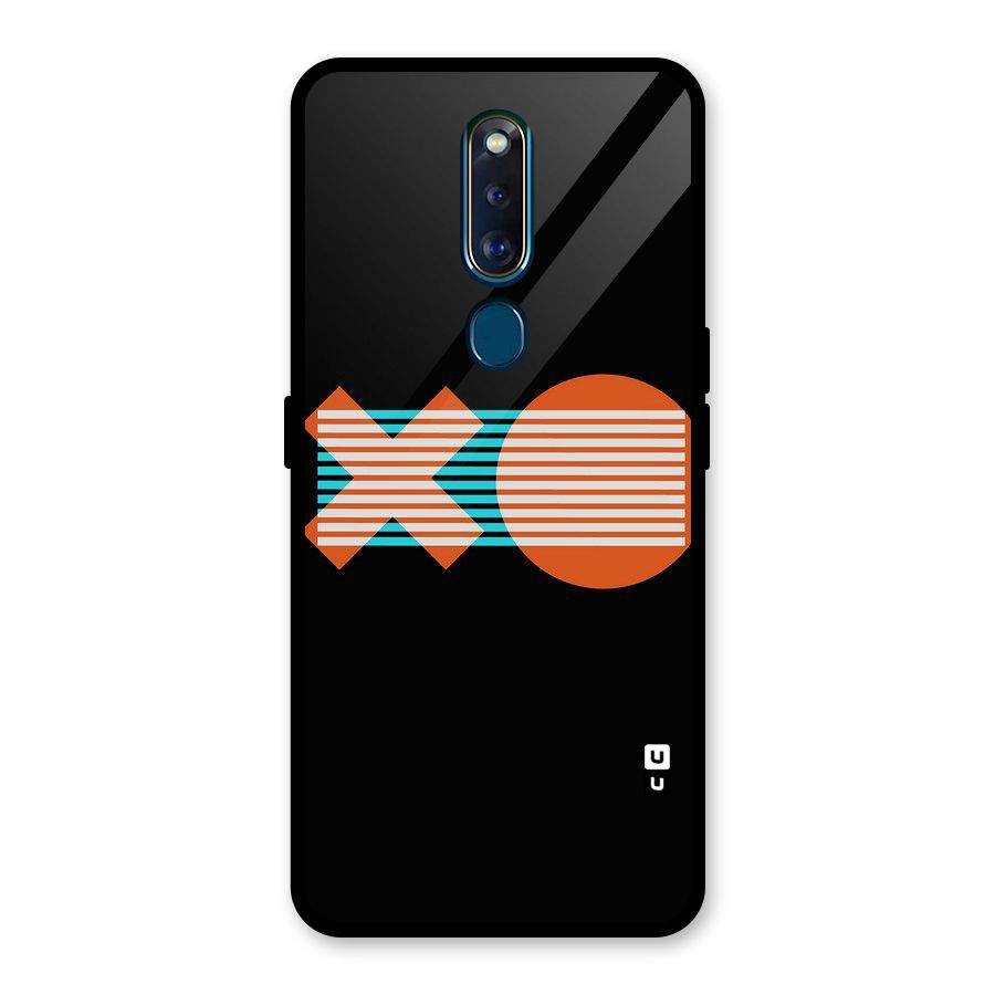 Minimal Art Glass Back Case for Oppo F11 Pro