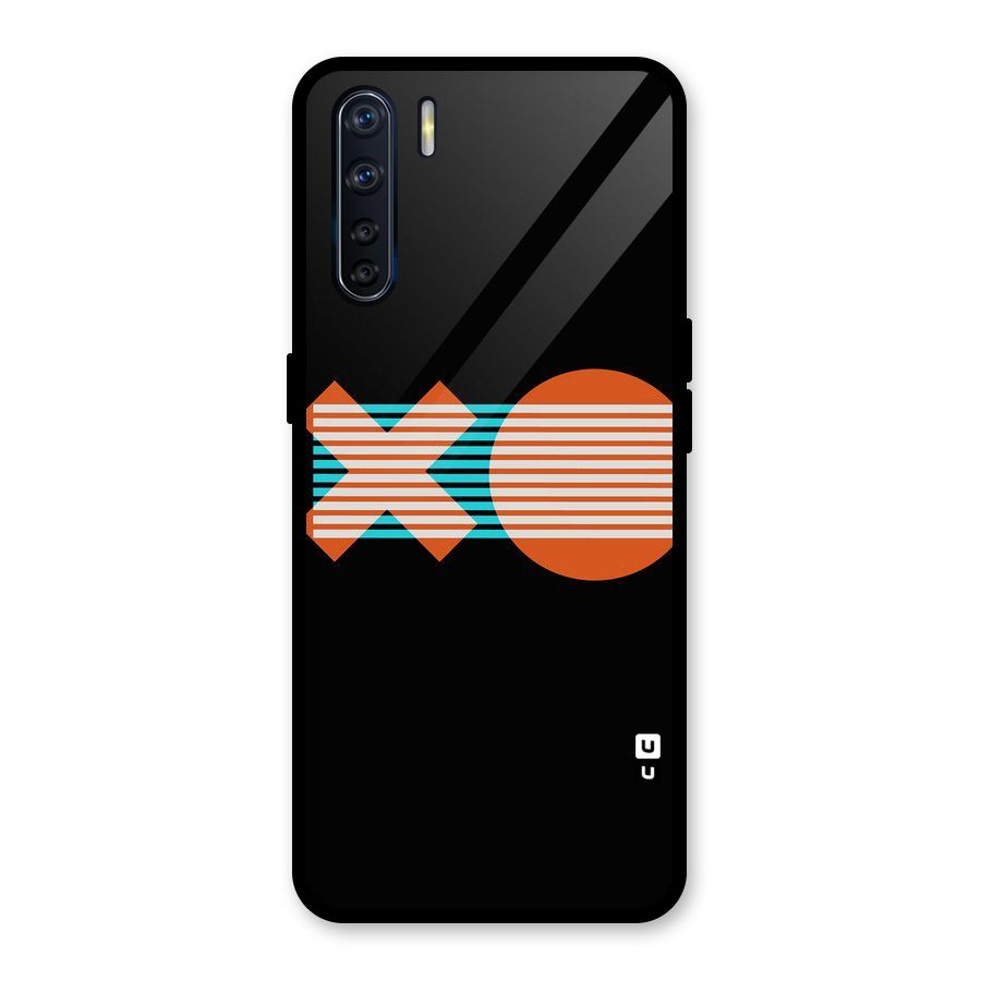 Minimal Art Glass Back Case for Oppo F15