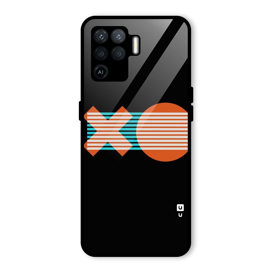 Minimal Art Glass Back Case for Oppo F19 Pro