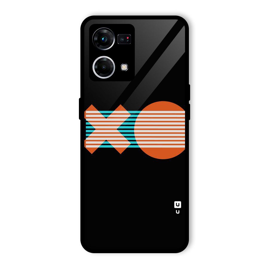 Minimal Art Glass Back Case for Oppo F21 Pro 4G