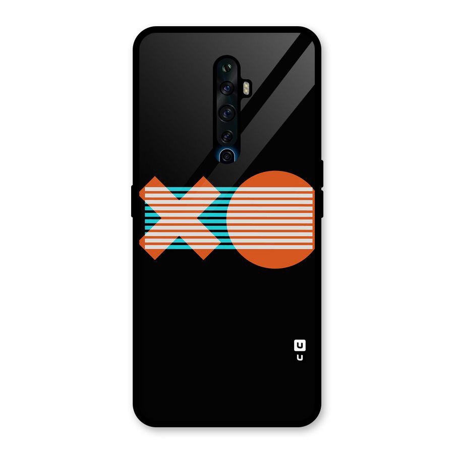 Minimal Art Glass Back Case for Oppo Reno2 F
