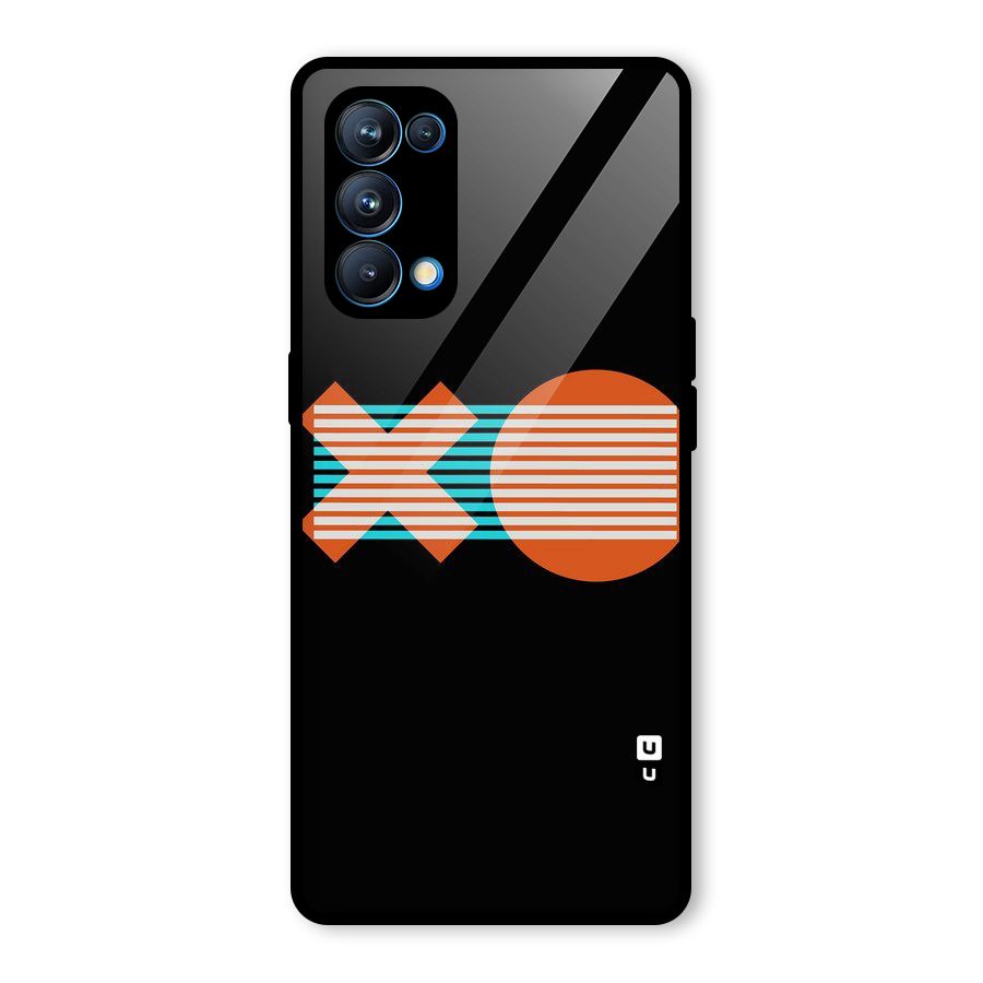 Minimal Art Glass Back Case for Oppo Reno5 Pro 5G