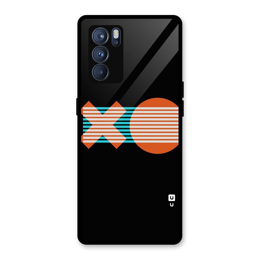 Minimal Art Glass Back Case for Oppo Reno6 Pro 5G