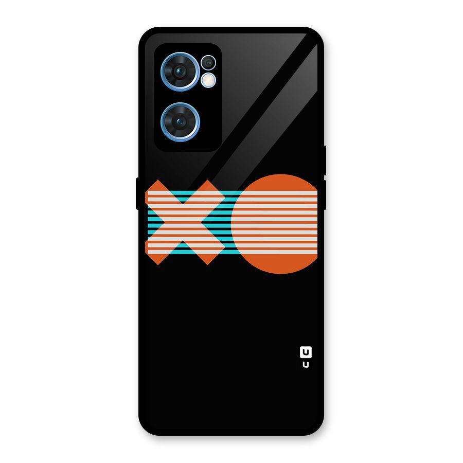 Minimal Art Glass Back Case for Oppo Reno7 5G