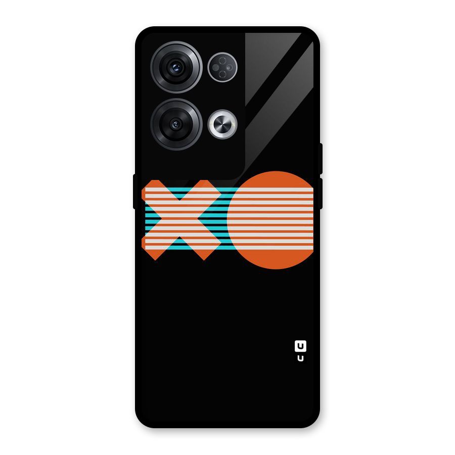 Minimal Art Glass Back Case for Oppo Reno8 Pro 5G