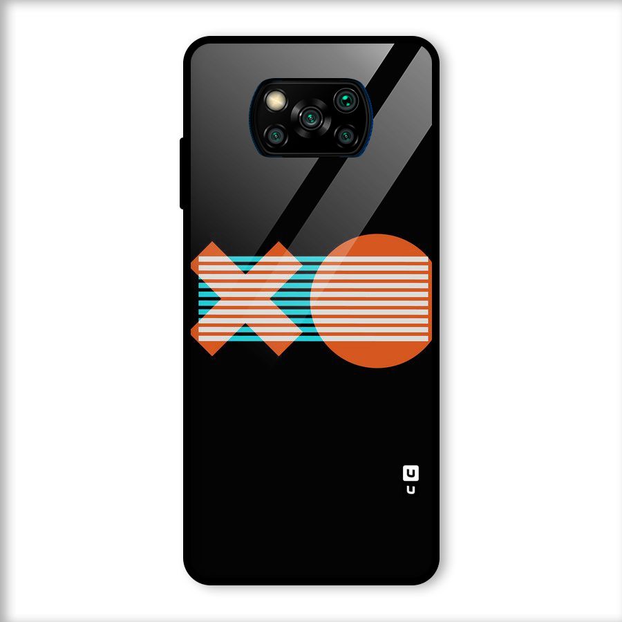 Minimal Art Glass Back Case for Poco X3