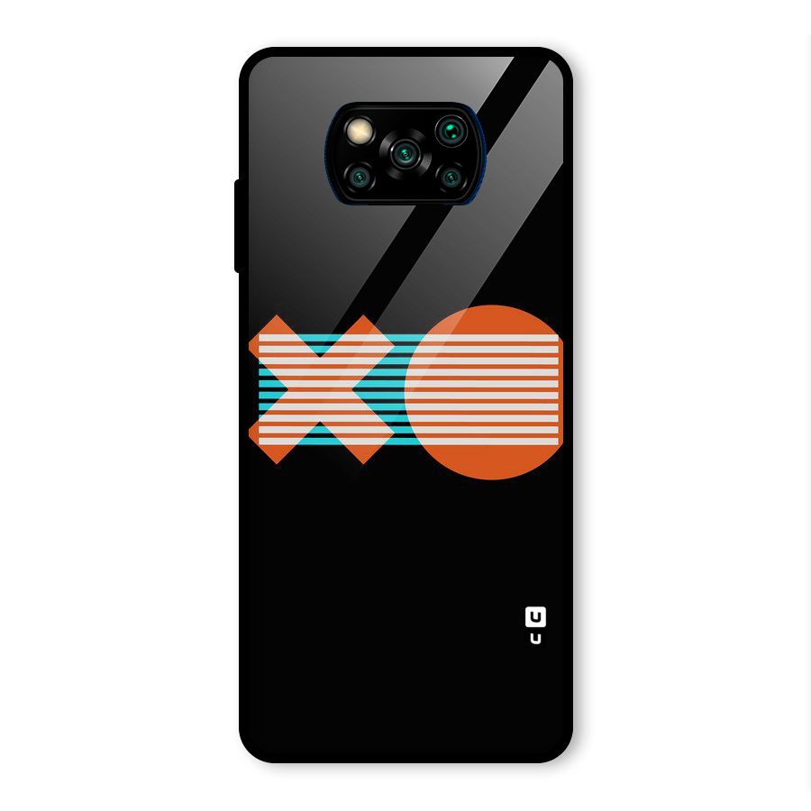 Minimal Art Glass Back Case for Poco X3 Pro