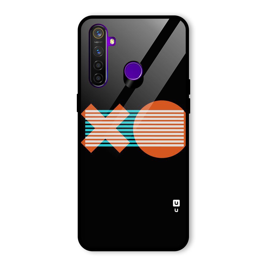 Minimal Art Glass Back Case for Realme 5 Pro