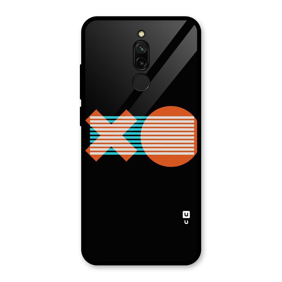 Minimal Art Glass Back Case for Redmi 8