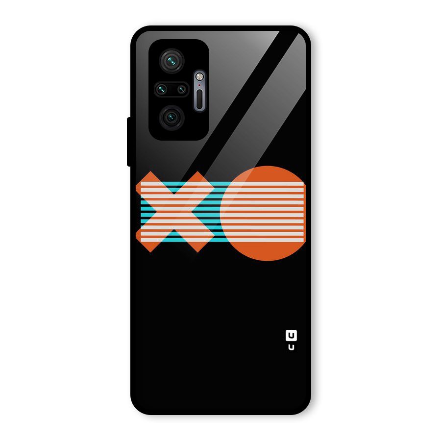 Minimal Art Glass Back Case for Redmi Note 10 Pro