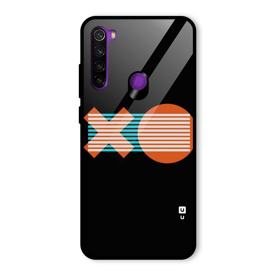 Minimal Art Glass Back Case for Redmi Note 8