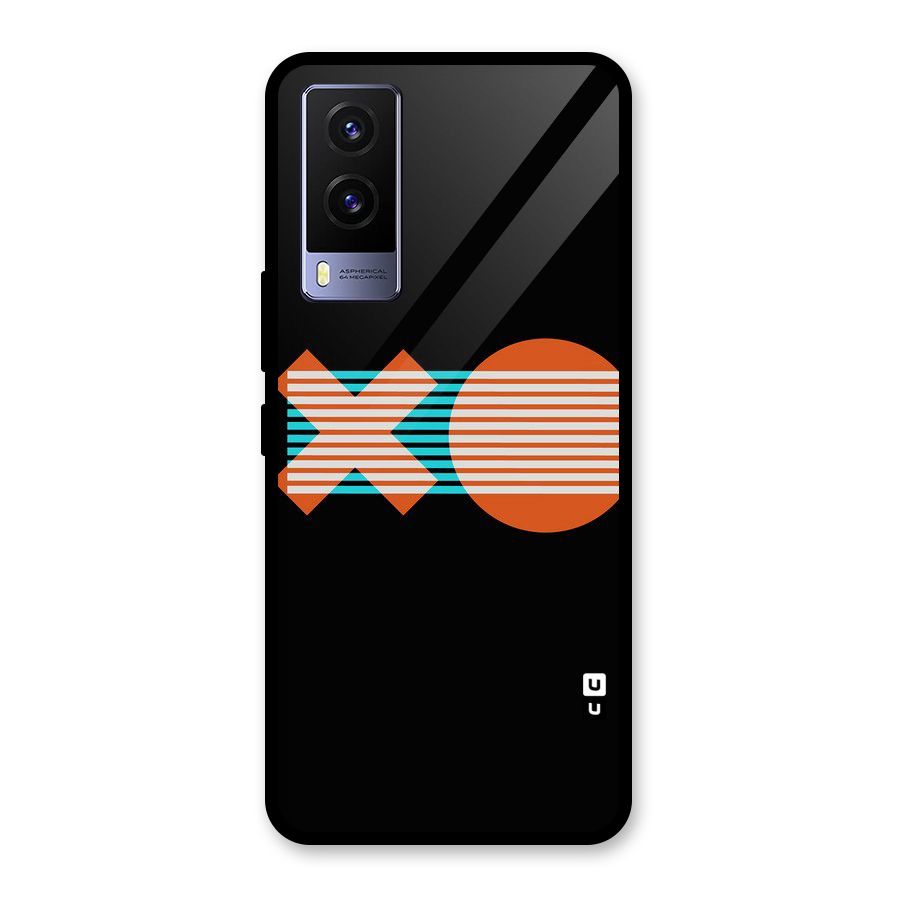 Minimal Art Glass Back Case for Vivo V21e 5G