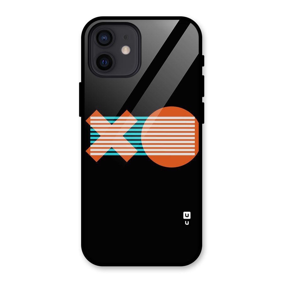 Minimal Art Glass Back Case for iPhone 12