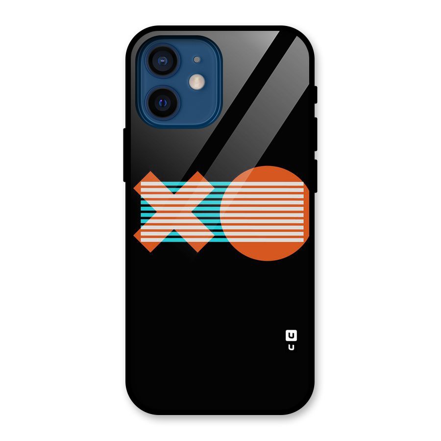 Minimal Art Glass Back Case for iPhone 12 Mini