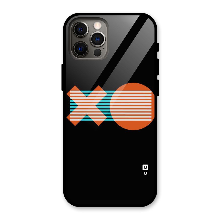 Minimal Art Glass Back Case for iPhone 12 Pro