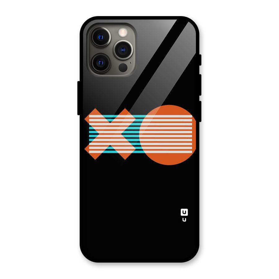 Minimal Art Glass Back Case for iPhone 12 Pro Max