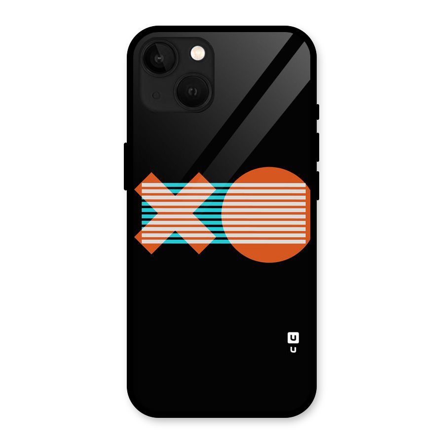 Minimal Art Glass Back Case for iPhone 13