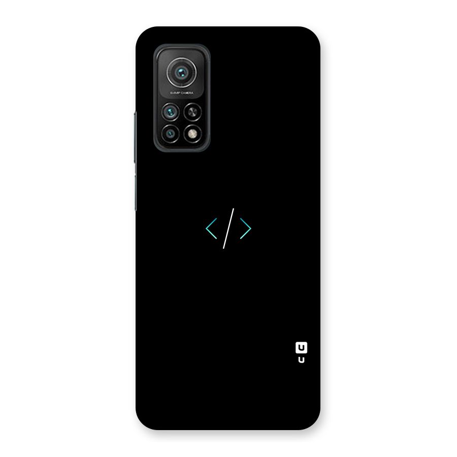 Minimal Dark Coding Back Case for Mi 10T Pro 5G