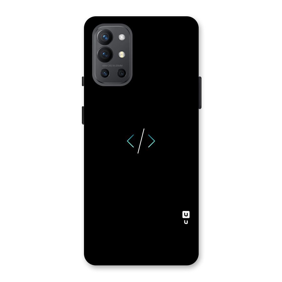 Minimal Dark Coding Back Case for OnePlus 9R