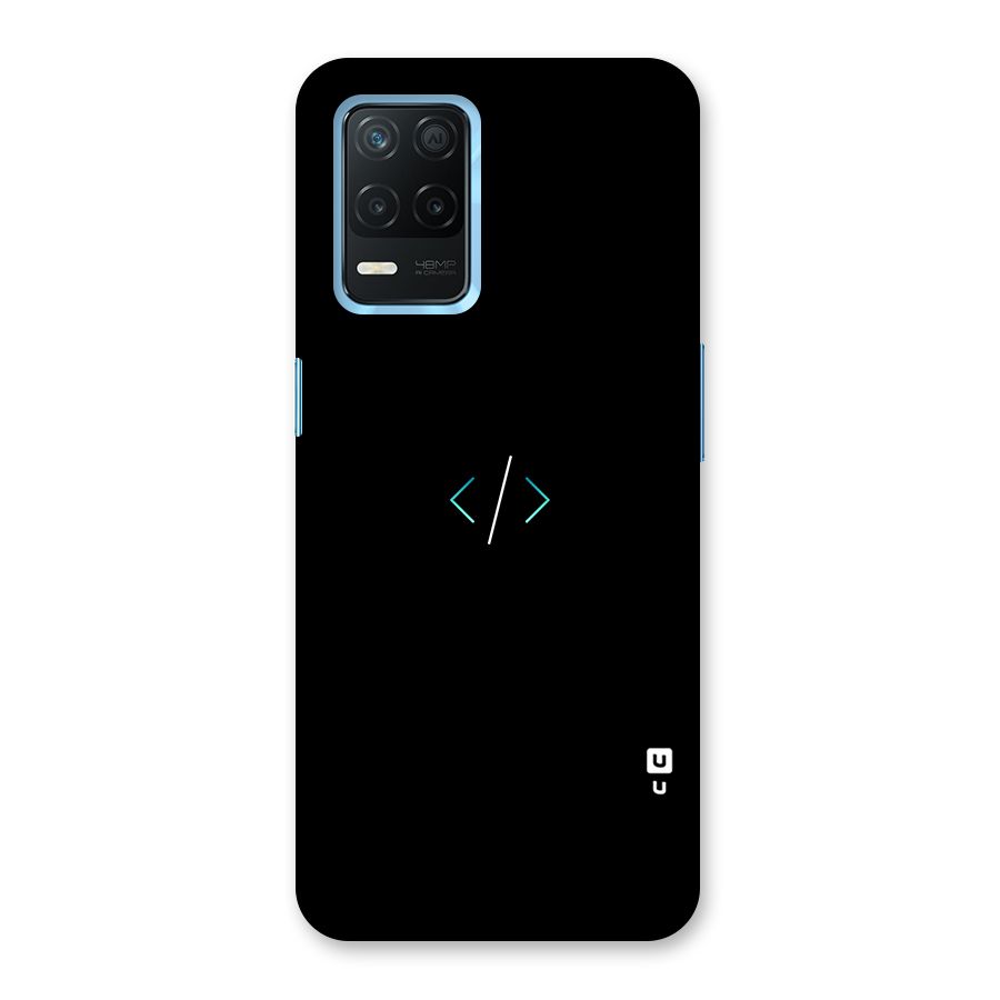 Minimal Dark Coding Back Case for Realme 8 5G