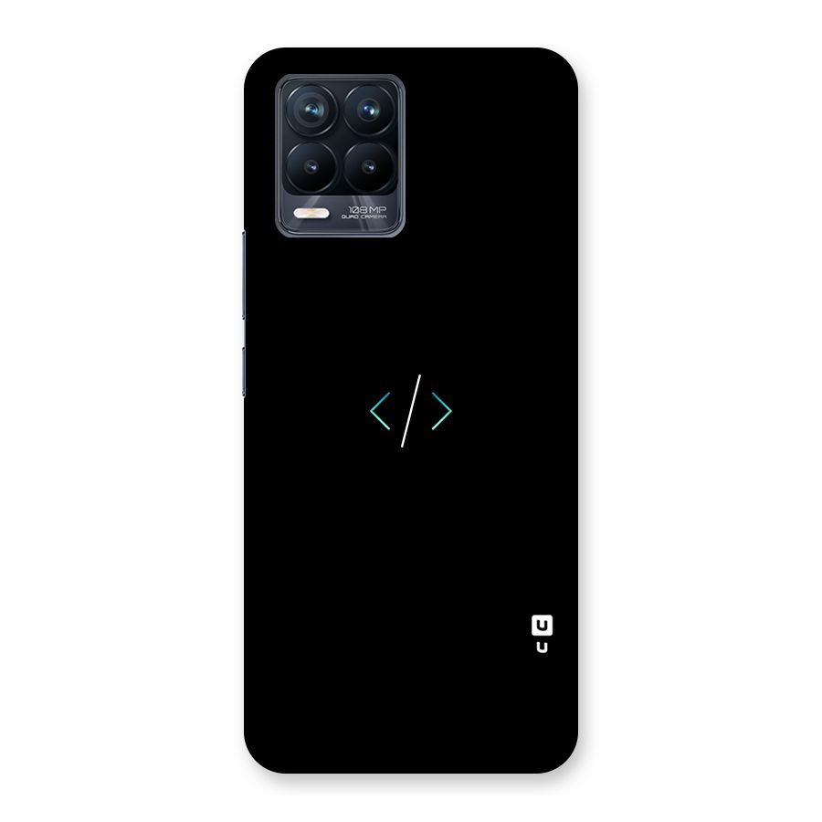 Minimal Dark Coding Back Case for Realme 8 Pro