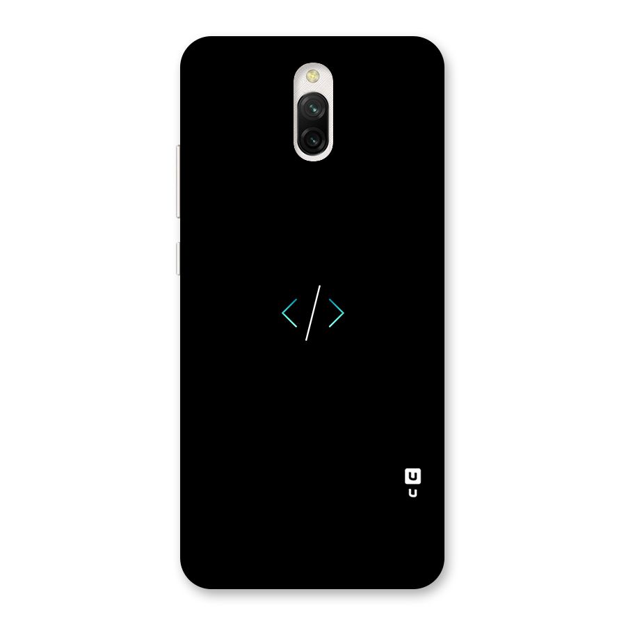 Minimal Dark Coding Back Case for Redmi 8A Dual