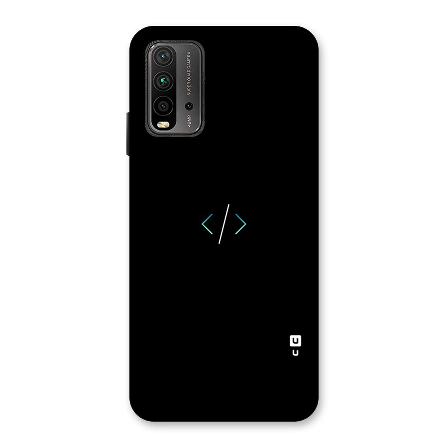 Minimal Dark Coding Back Case for Redmi 9 Power