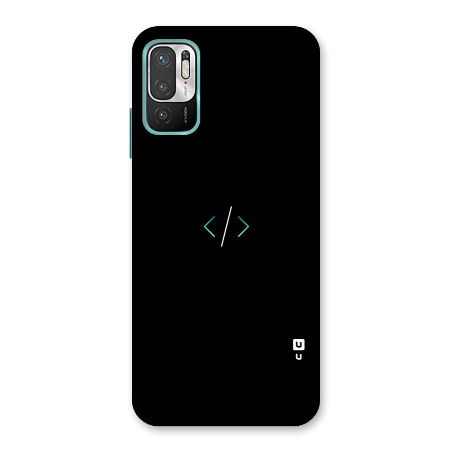 Minimal Dark Coding Back Case for Redmi Note 10T 5G