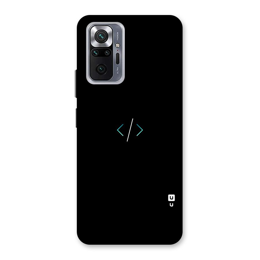 Minimal Dark Coding Back Case for Redmi Note 10 Pro