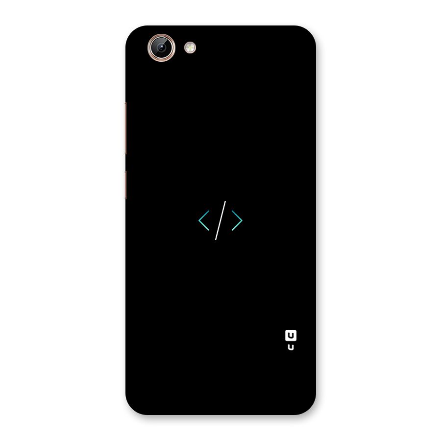 Minimal Dark Coding Back Case for Vivo Y71i