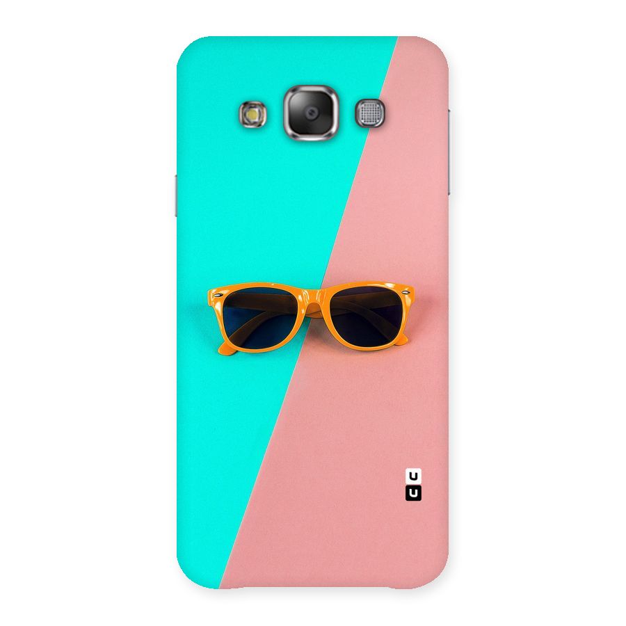 Minimal Glasses Back Case for Galaxy E7