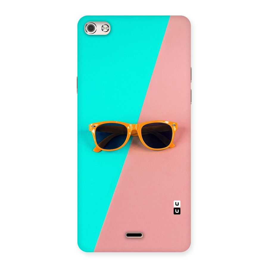 Minimal Glasses Back Case for Micromax Canvas Silver 5