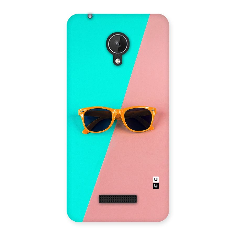 Minimal Glasses Back Case for Micromax Canvas Spark Q380