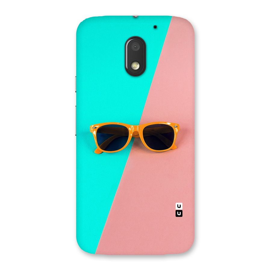 Minimal Glasses Back Case for Moto E3 Power