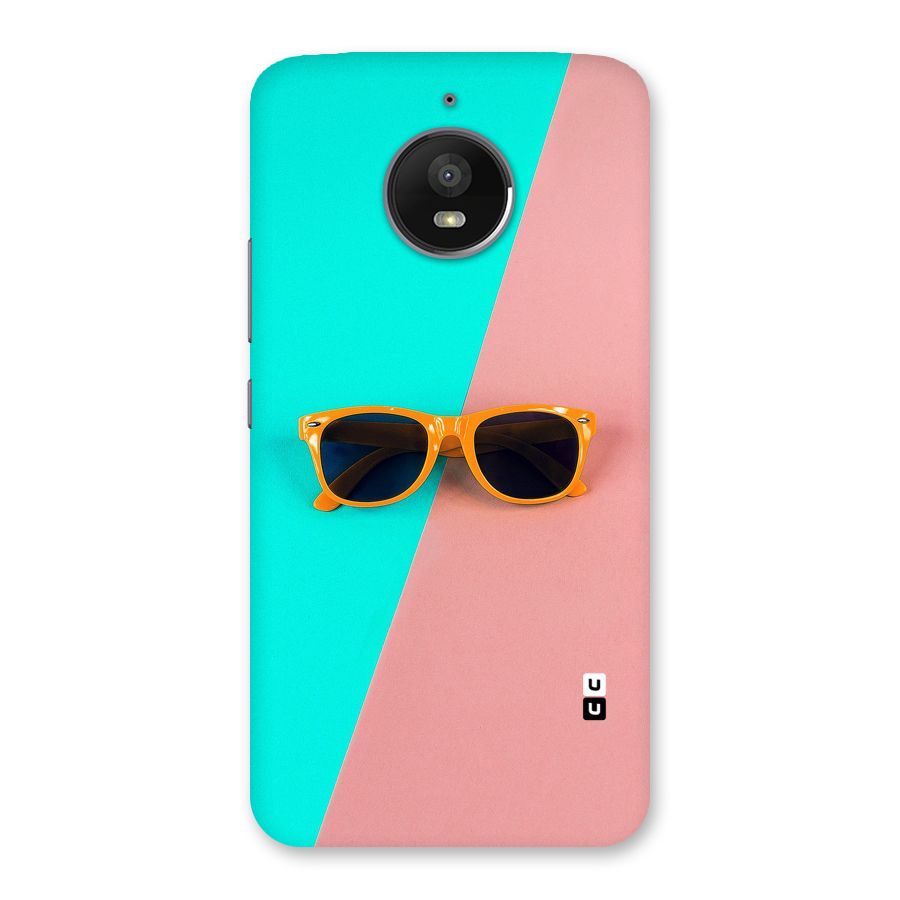 Minimal Glasses Back Case for Moto E4 Plus