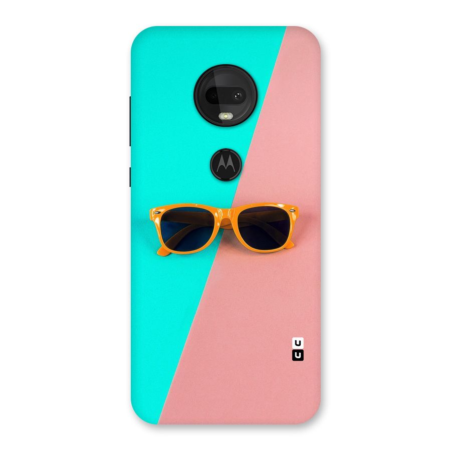 Minimal Glasses Back Case for Moto G7
