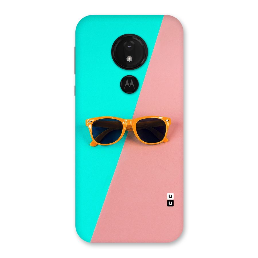 Minimal Glasses Back Case for Moto G7 Power