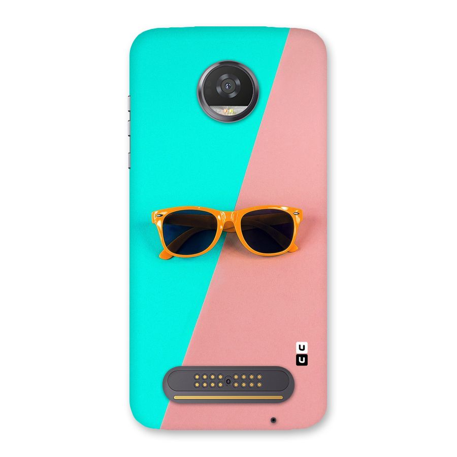 Minimal Glasses Back Case for Moto Z2 Play