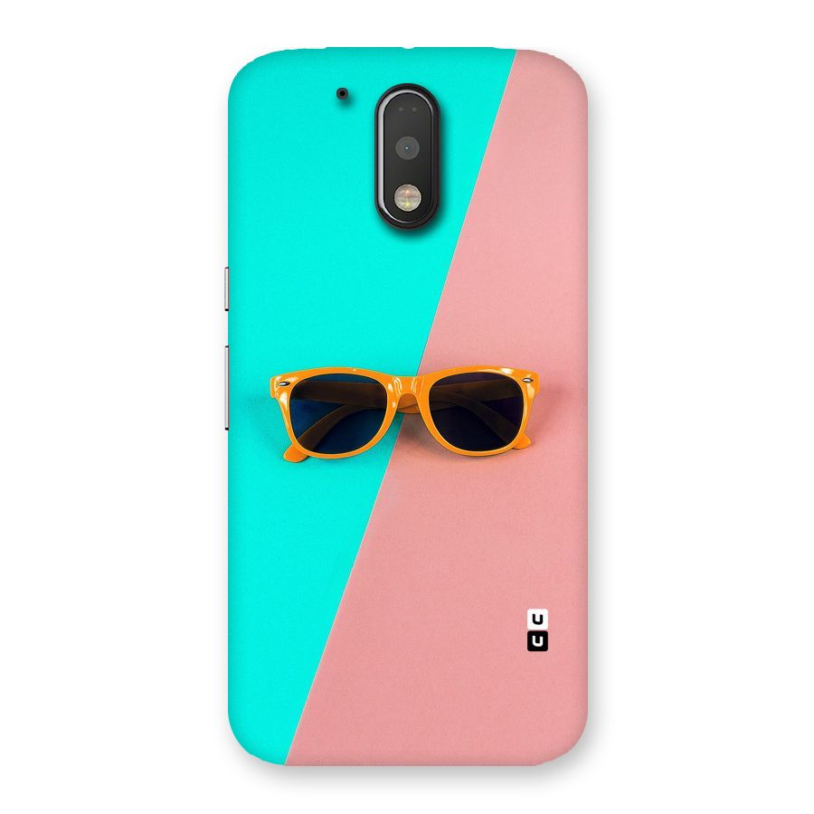 Minimal Glasses Back Case for Motorola Moto G4