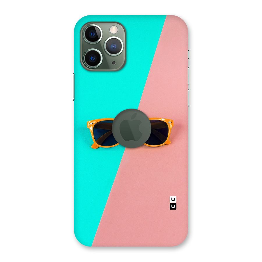 Minimal Glasses Back Case for iPhone 11 Pro Logo  Cut