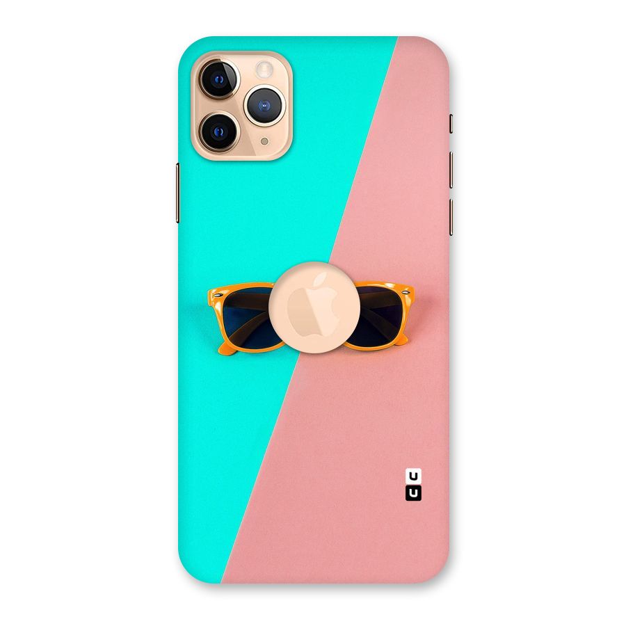 Minimal Glasses Back Case for iPhone 11 Pro Max Logo Cut