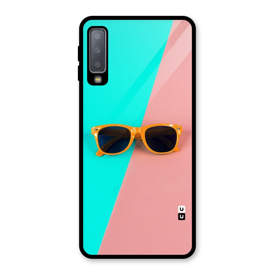 Minimal Glasses Glass Back Case for Galaxy A7 (2018)