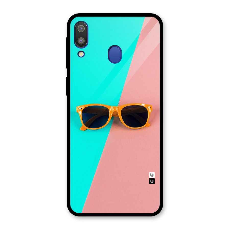 Minimal Glasses Glass Back Case for Galaxy M20
