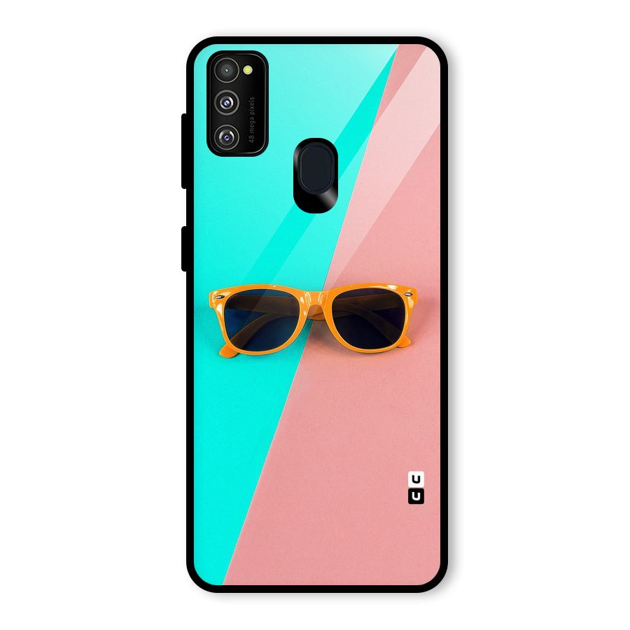 Minimal Glasses Glass Back Case for Galaxy M30s
