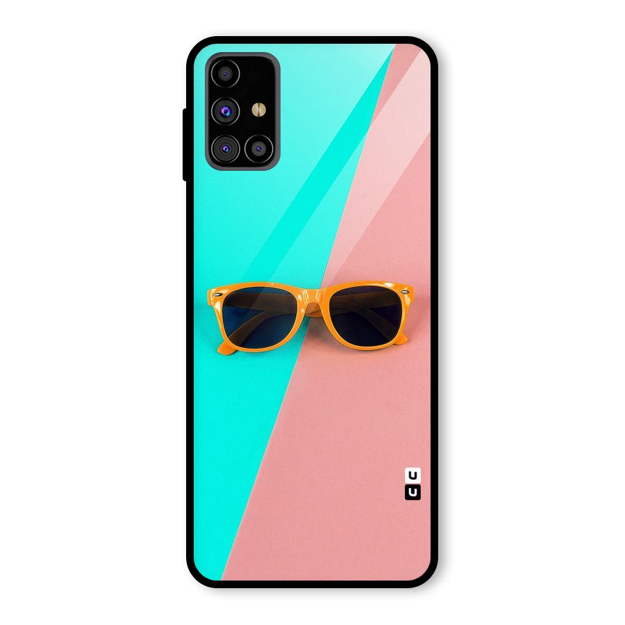 Minimal Glasses Glass Back Case for Galaxy M31s