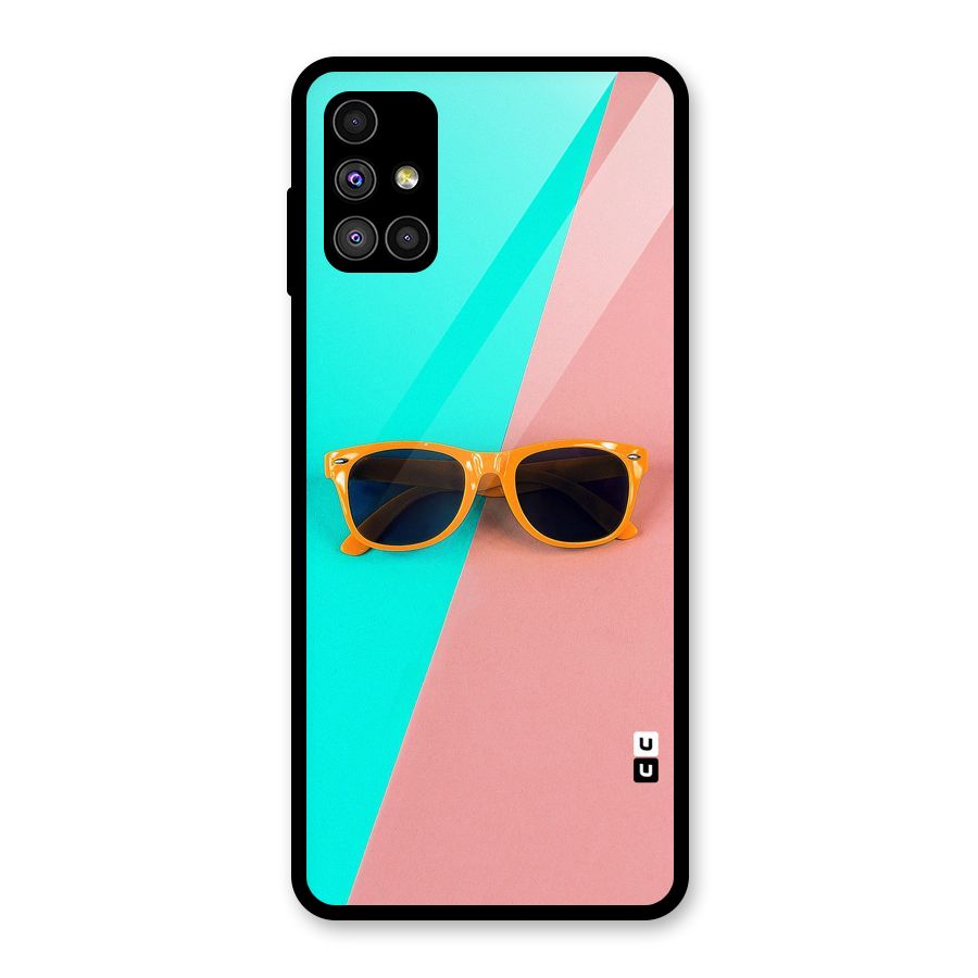 Minimal Glasses Glass Back Case for Galaxy M51