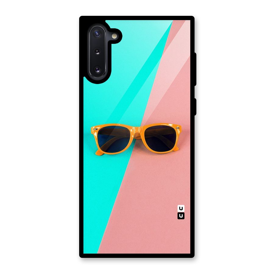 Minimal Glasses Glass Back Case for Galaxy Note 10