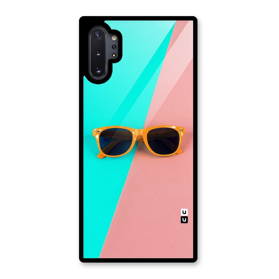 Minimal Glasses Glass Back Case for Galaxy Note 10 Plus