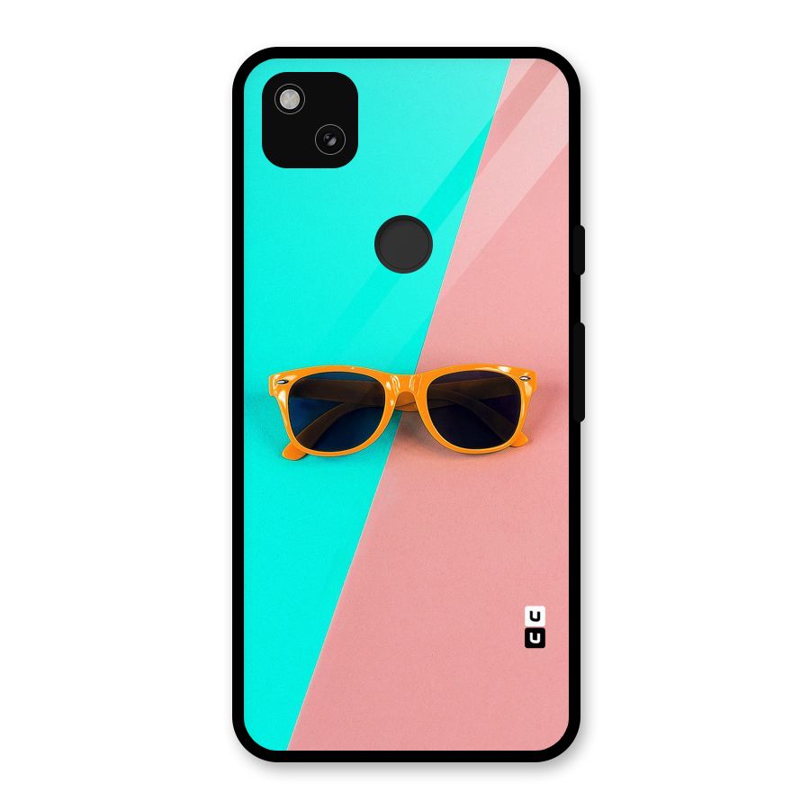 Minimal Glasses Glass Back Case for Google Pixel 4a