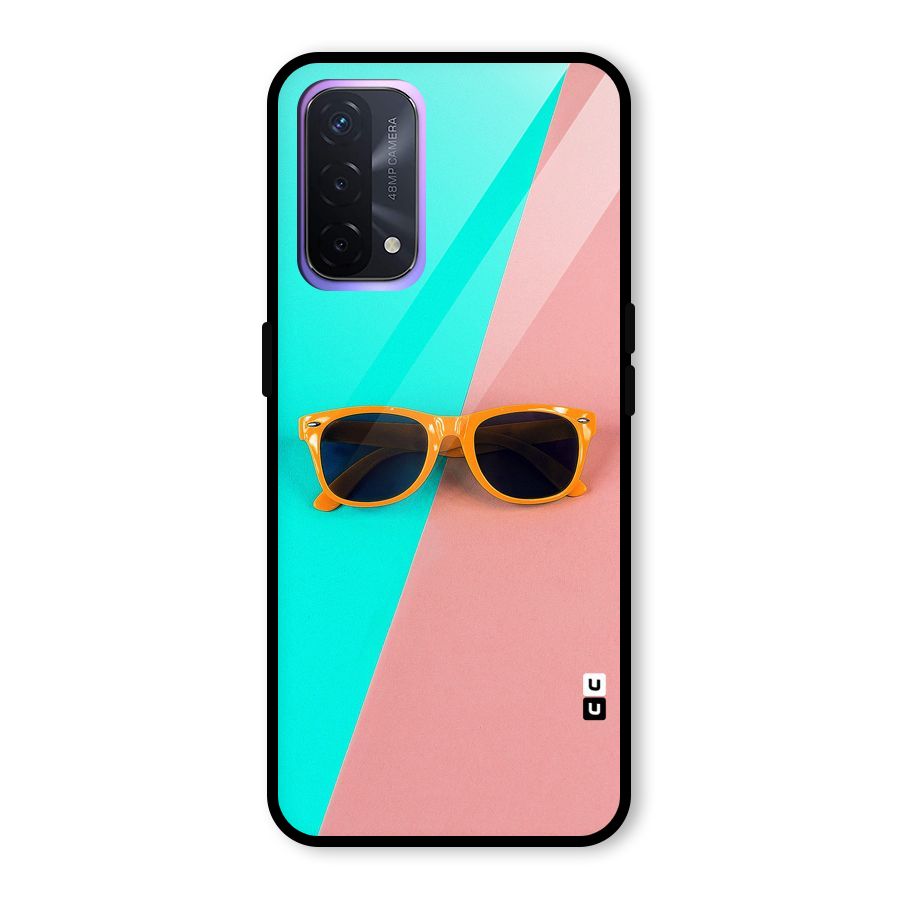Minimal Glasses Glass Back Case for Oppo A74 5G
